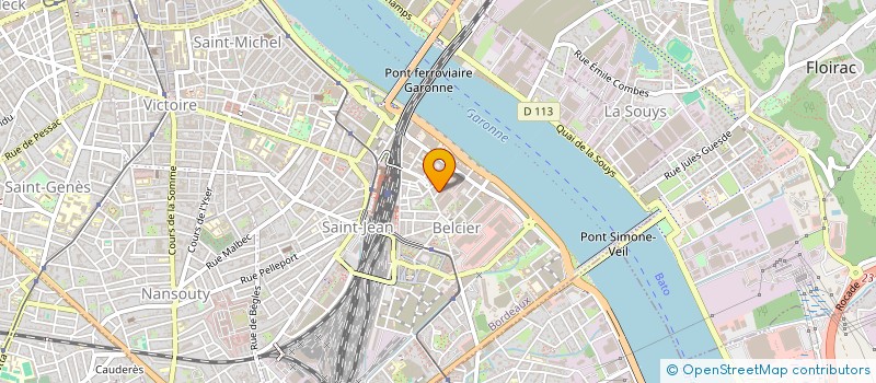 localisation de l'entreprise MADAME SYLVIE GARCIA à BORDEAUX