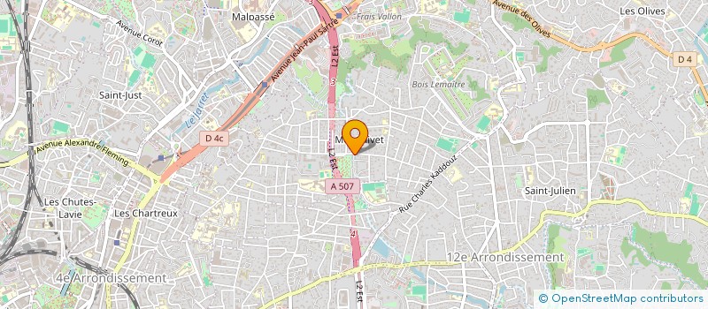 localisation de l'entreprise MADAME SYLVIE GARCIN à MARSEILLE