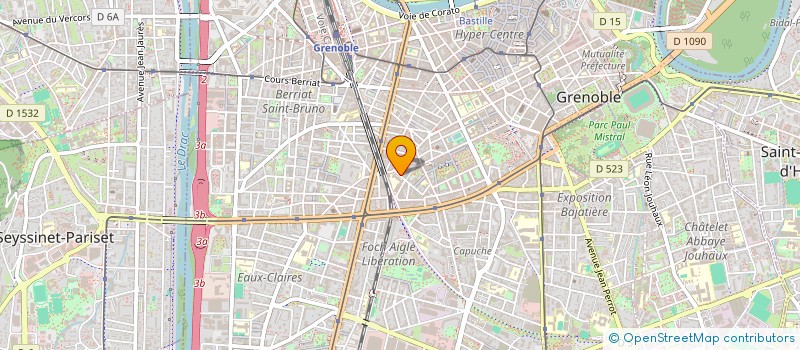 localisation de l'entreprise MADAME SYLVIE GARDETTE  GRENOBLE