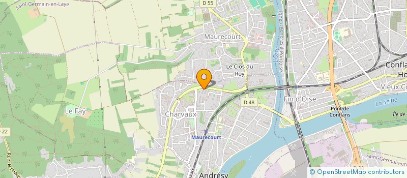 localisation de l'entreprise MADAME SYLVIE GAREL à ANDRESY