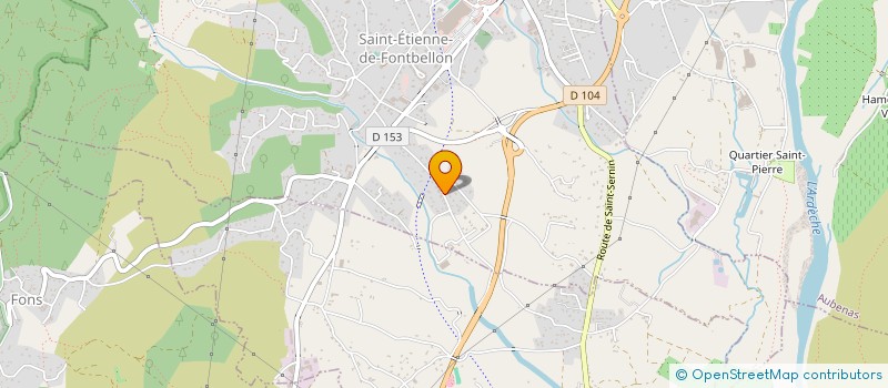 localisation de l'entreprise MADAME SYLVIE GARGANO  LACHAPELLE-SOUS-AUBENAS