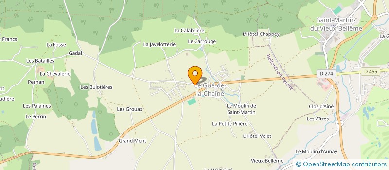 localisation de l'entreprise MADAME SYLVIE GARNIER à BELFORET-EN-PERCHE