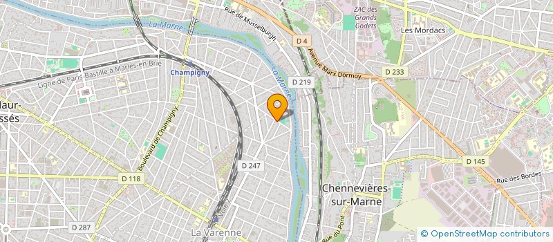 localisation de l'entreprise MADAME SYLVIE GARNIER  SAINT-MAUR-DES-FOSSES