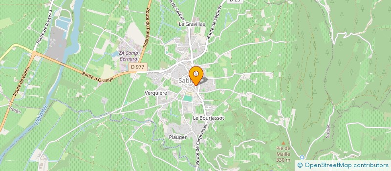 localisation de l'entreprise MADAME SYLVIE GASCUEL  SABLET