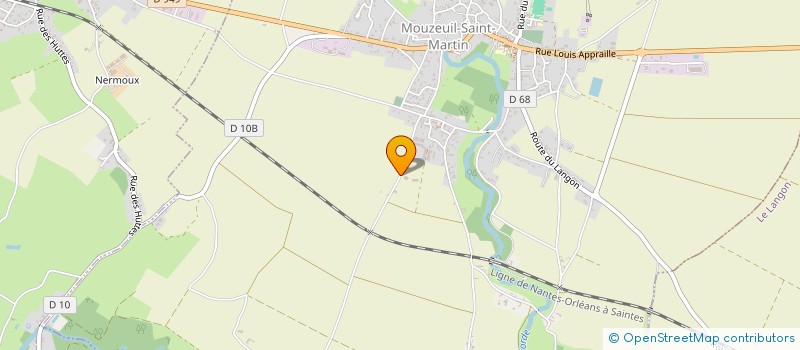 localisation de l'entreprise MADAME SYLVIE GATTEAU  MOUZEUIL-SAINT-MARTIN