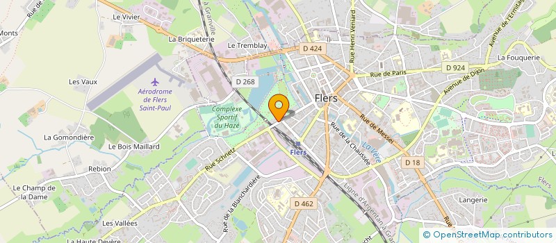 localisation de l'entreprise MADAME SYLVIE GAUDIN à FLERS