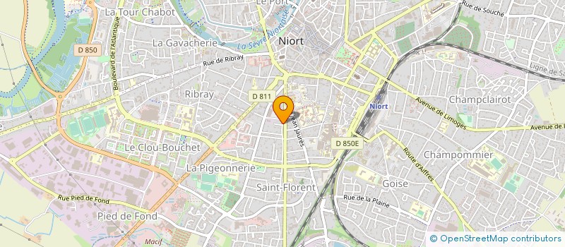localisation de l'entreprise MADAME SYLVIE GAUGAIN à NIORT