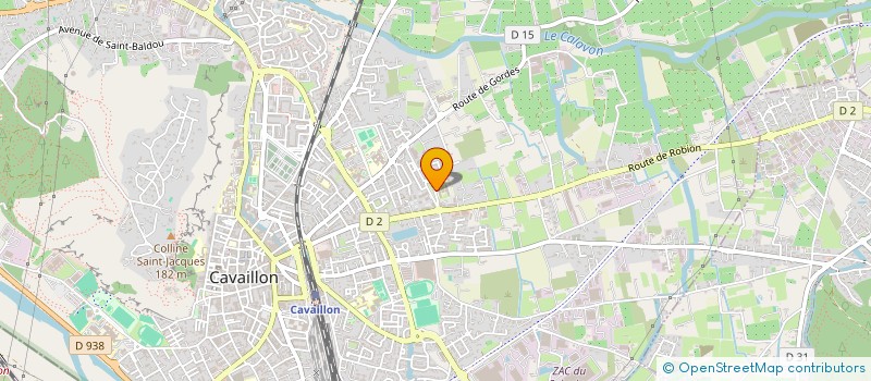 localisation de l'entreprise MADAME SYLVIE GAUSSON  CAVAILLON