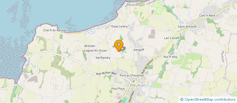 localisation de l'entreprise MADAME SYLVIE GAUTIER  PLEUBIAN