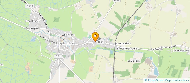 localisation de l'entreprise MADAME SYLVIE GAY  BOIS-DE-CENE