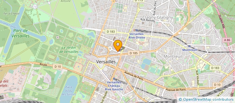 localisation de l'entreprise MADAME SYLVIE GAZAGNE à VERSAILLES