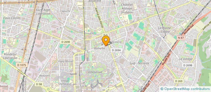 localisation de l'entreprise MADAME SYLVIE GENELOT à GRENOBLE