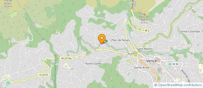 localisation de l'entreprise MADAME SYLVIE GENON à VENCE