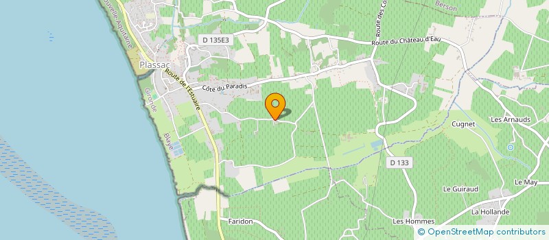 localisation de l'entreprise MADAME SYLVIE GERMAIN à PLASSAC