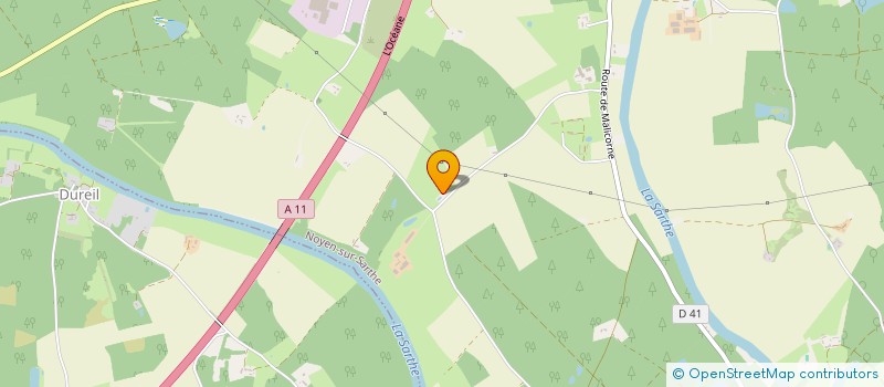 localisation de l'entreprise MADAME SYLVIE GERMAIN à NOYEN SUR SARTHE