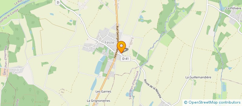 localisation de l'entreprise MADAME SYLVIE GERMAIN  LA REORTHE