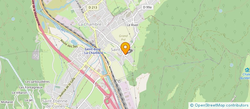 localisation de l'entreprise MADAME SYLVIE GERMAIN-ALPETTAZ  SAINT-AVRE