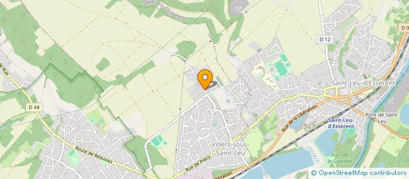 localisation de l'entreprise MADAME SYLVIE GERMAINE COUDRAY  VILLERS-SOUS-SAINT-LEU