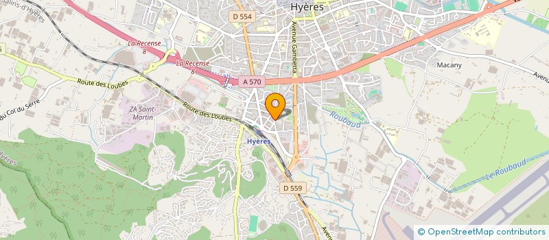 localisation de l'entreprise MADAME SYLVIE GERMONDY à HYERES