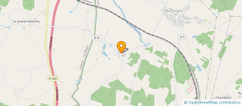 localisation de l'entreprise MADAME SYLVIE GHESQUIERE à EGUZON-CHANTOME