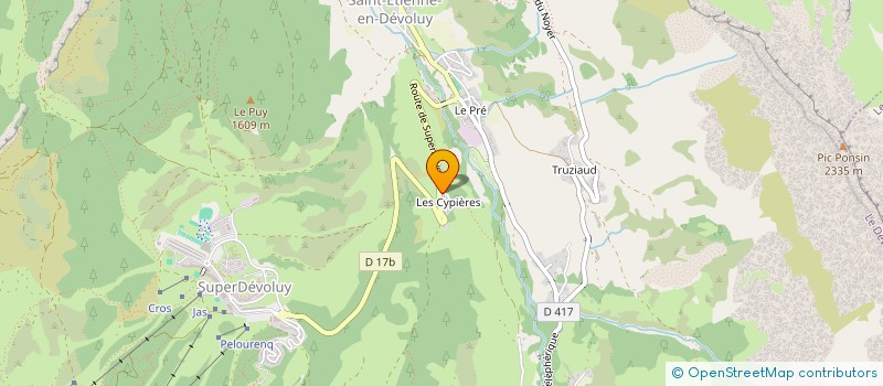 localisation de l'entreprise MADAME SYLVIE GIBOU  DEVOLUY