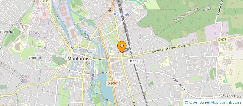 localisation de l'entreprise MADAME SYLVIE GILLES à MONTARGIS