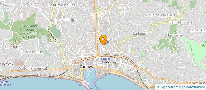localisation de l'entreprise MADAME SYLVIE GILLIOTTE à CANNES