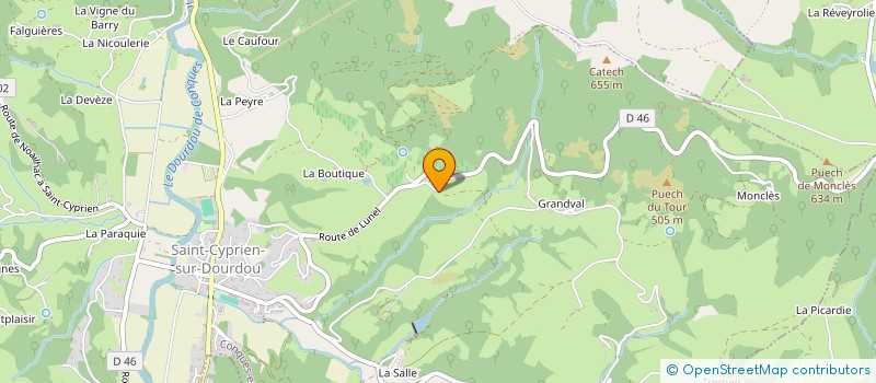 localisation de l'entreprise MADAME SYLVIE GINET à CONQUES-EN-ROUERGUE