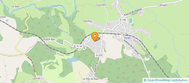 localisation de l'entreprise MADAME SYLVIE GINIOUX à YTRAC