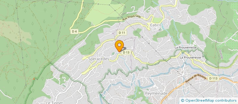 localisation de l'entreprise MADAME SYLVIE GIRAUDO  SPERACEDES