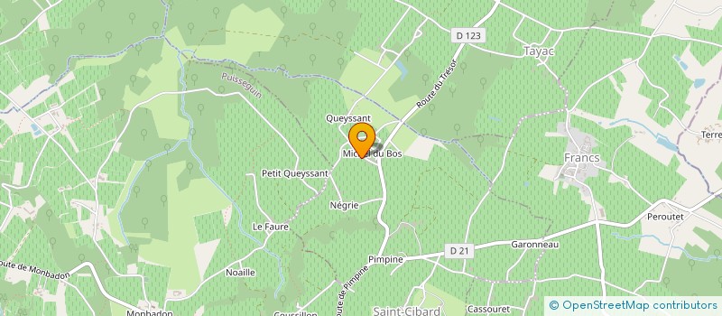 localisation de l'entreprise MADAME SYLVIE GIROU  SAINT-CIBARD