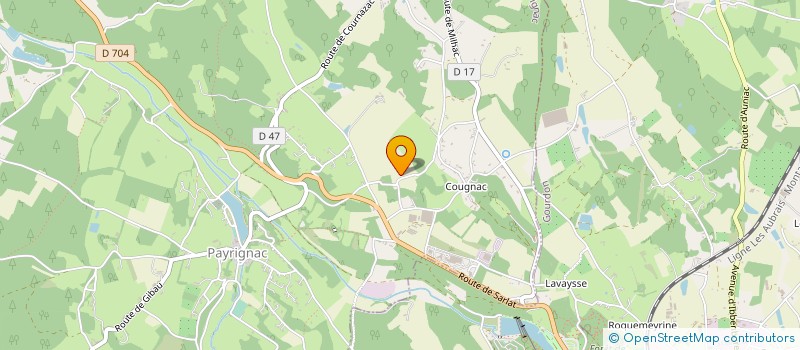 localisation de l'entreprise MADAME SYLVIE GLE  PAYRIGNAC