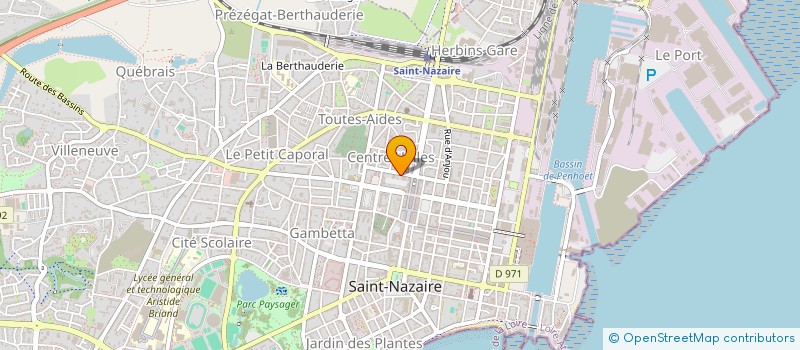 localisation de l'entreprise MADAME SYLVIE GLEDEL  SAINT-NAZAIRE