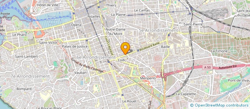 localisation de l'entreprise MADAME SYLVIE GODARD à MARSEILLE