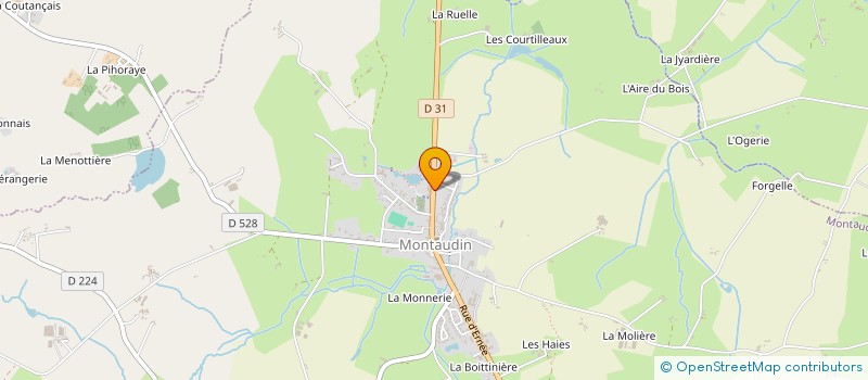 localisation de l'entreprise MADAME SYLVIE GODEL  MONTAUDIN