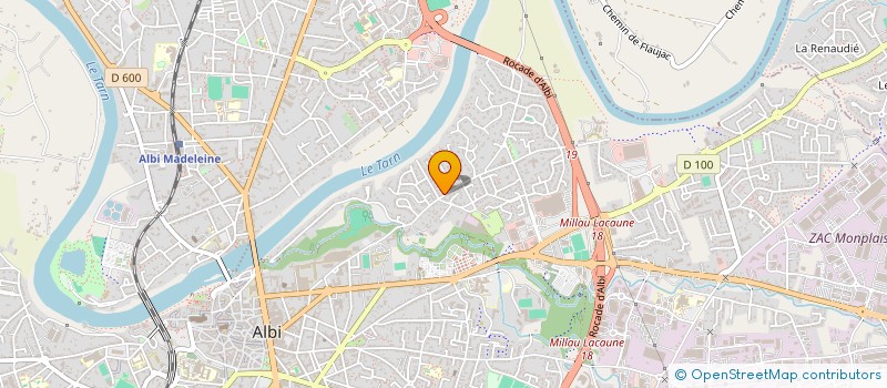 localisation de l'entreprise MADAME SYLVIE GOMBERT à ALBI