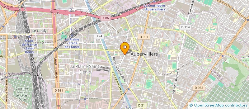 localisation de l'entreprise MADAME SYLVIE GOMES TAVARES à AUBERVILLIERS