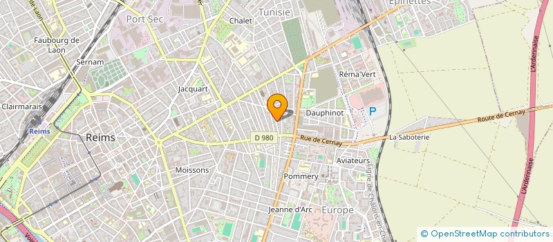 localisation de l'entreprise MADAME SYLVIE GONCALVES  REIMS