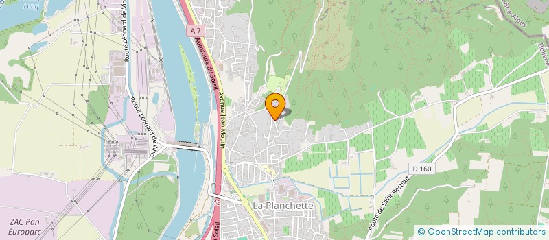 localisation de l'entreprise MADAME SYLVIE GONIN  BOLLENE