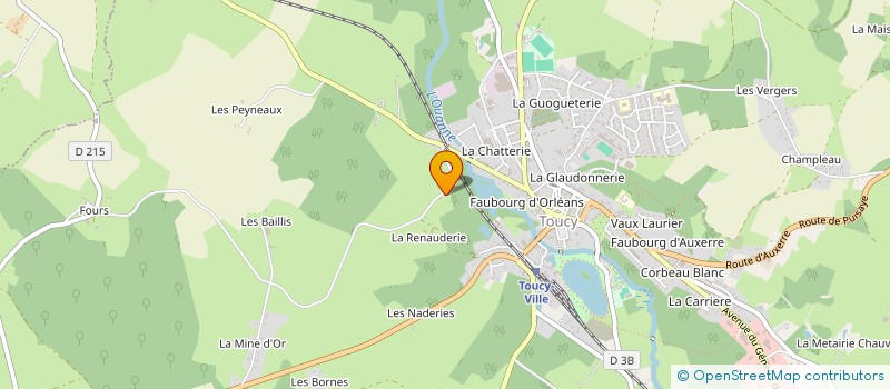 localisation de l'entreprise MADAME SYLVIE GONON  TOUCY