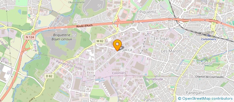 localisation de l'entreprise MADAME SYLVIE GORET à COLOMIERS