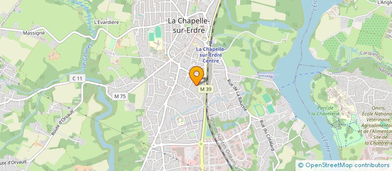 localisation de l'entreprise MADAME SYLVIE GORGOL  LA CHAPELLE-SUR-ERDRE