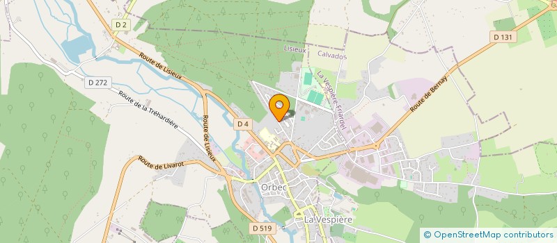 localisation de l'entreprise MADAME SYLVIE GOUBERT à ORBEC