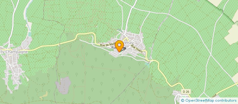 localisation de l'entreprise MADAME SYLVIE GOUGELET  VERZENAY