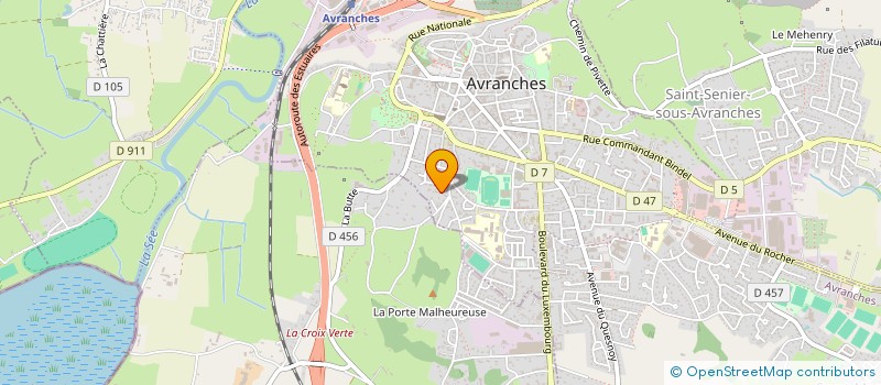 localisation de l'entreprise MADAME SYLVIE GOUIN  AVRANCHES