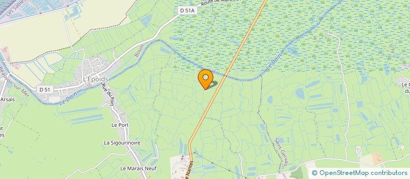 localisation de l'entreprise MADAME SYLVIE GOULEAU  BEAUVOIR-SUR-MER