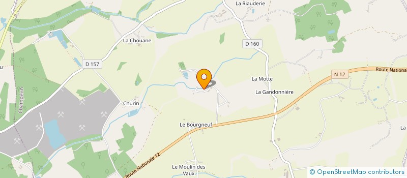 localisation de l'entreprise MADAME SYLVIE GOURGENDE  CHAMPEON