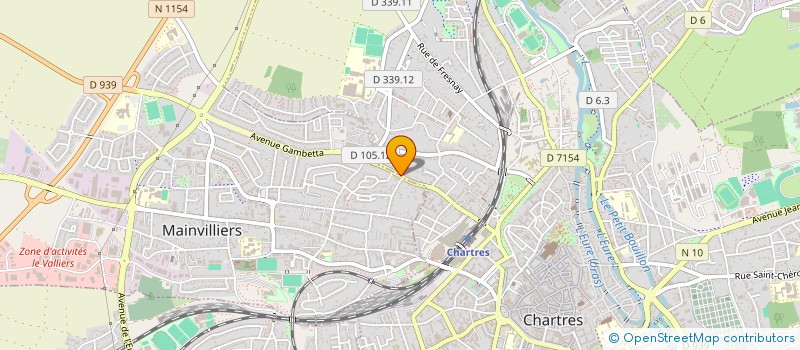 localisation de l'entreprise MADAME SYLVIE GOURIOU à CHARTRES