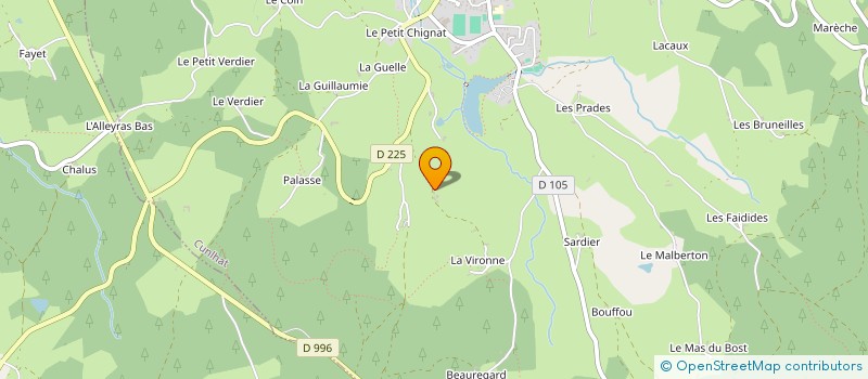 localisation de l'entreprise MADAME SYLVIE GOUVERNEYRE à CUNLHAT