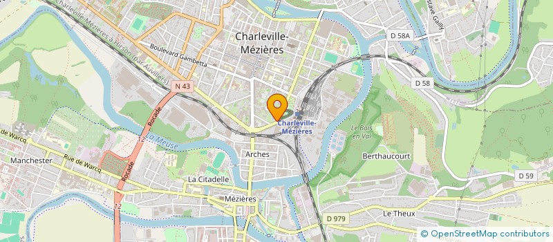 localisation de l'entreprise MADAME SYLVIE GOVAERTS à CHARLEVILLE-MEZIERES
